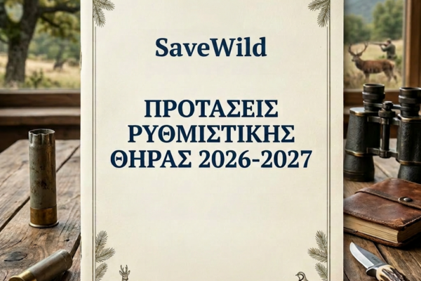 Το SaveWild υποβάλλει τις προτάσεις του για τη Ρυθμιστική Απόφαση Θήρας 2026-2027